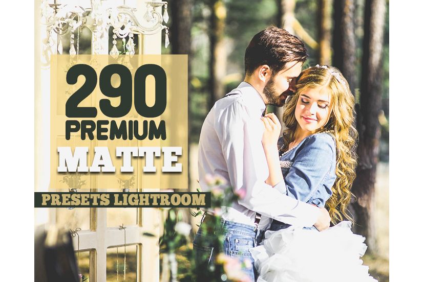 290 Premium Matte Preset Lightroom Presets (Presets for Lightroom 5,6,CC) example image 1
