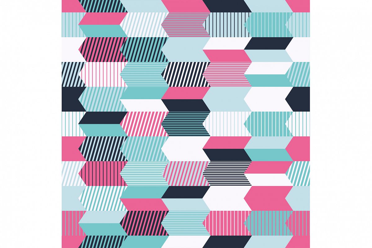 Seamless vector background with abstract geometric pattern. Print. Repeating background. Cloth design, wallpaper. example image 1