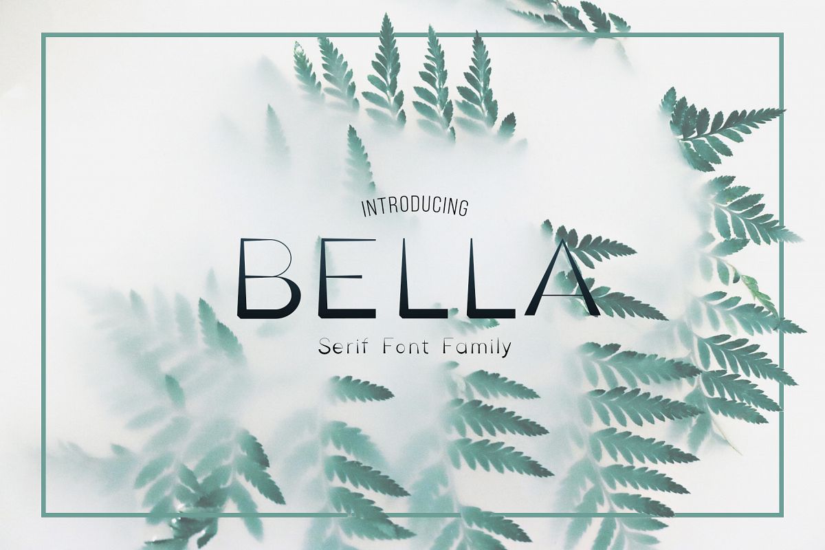 Bella Serif Font Family example image 1