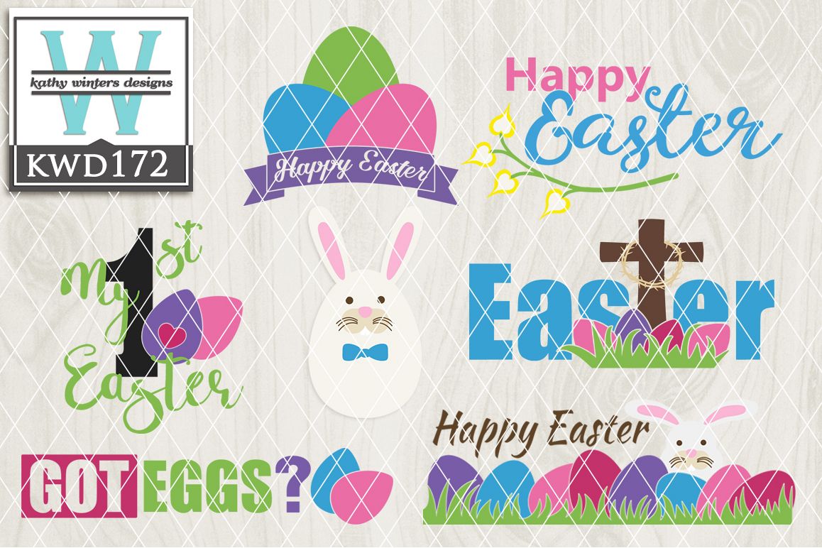 Easter Cutting File KWD172 example image 1