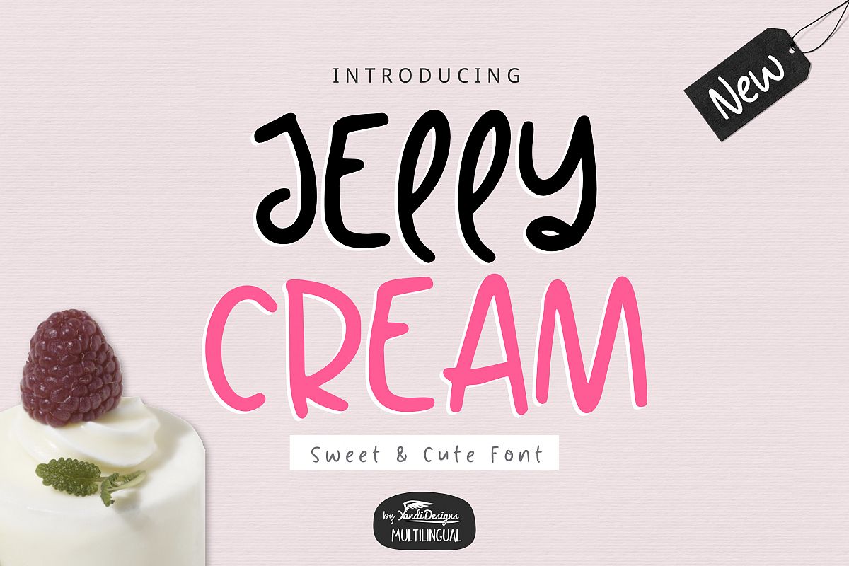 Jelly Cream Sweet Font example image 1