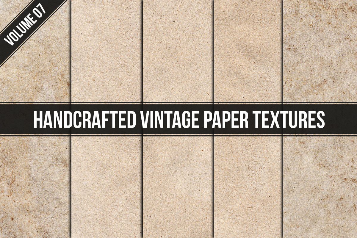 Handcrafted Vintage Paper Textures Vol. 07 example image 1