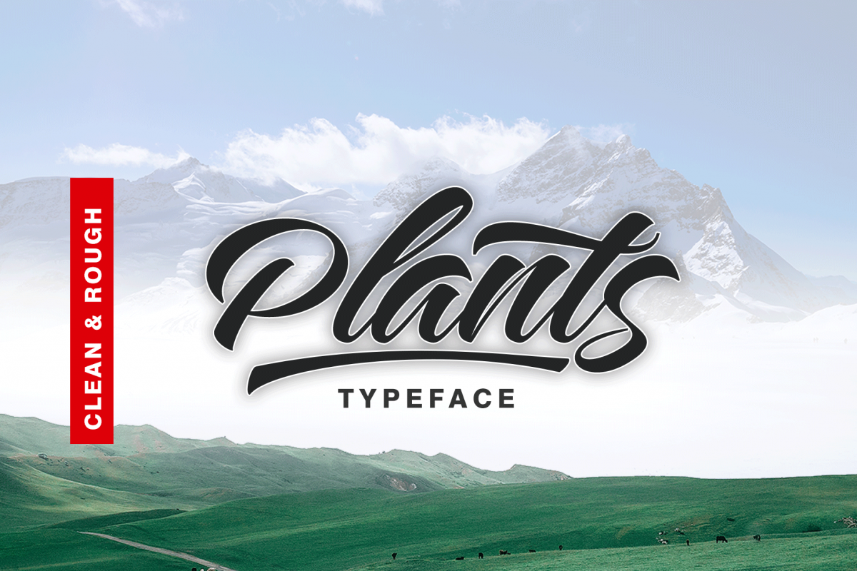 Plants FontDuo example image 1