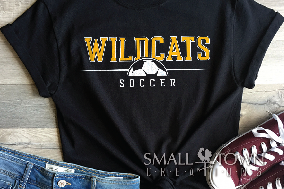 Wildcat, Soccer, Sports, Team, logo, PRINT, CUT & DESIGN example image 1