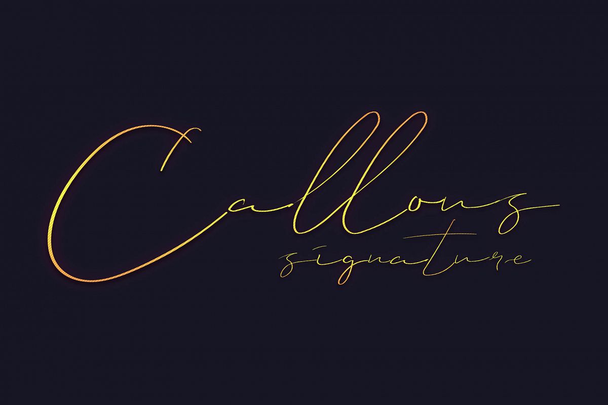 Callous Font example image 1