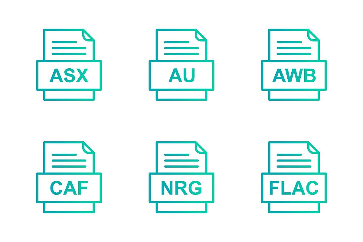 Set Of File Formats Icons example image 1