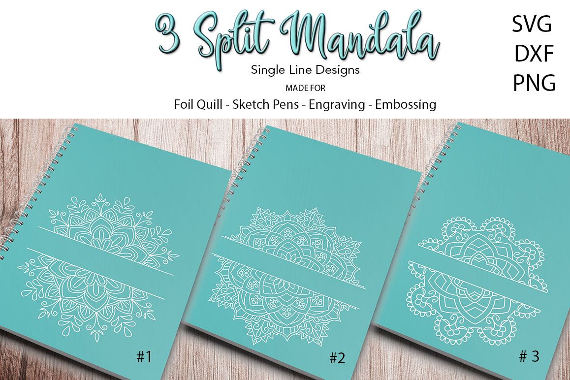 Download Mandala SVG for Foil Quill (345968) | Single Line Designs ...