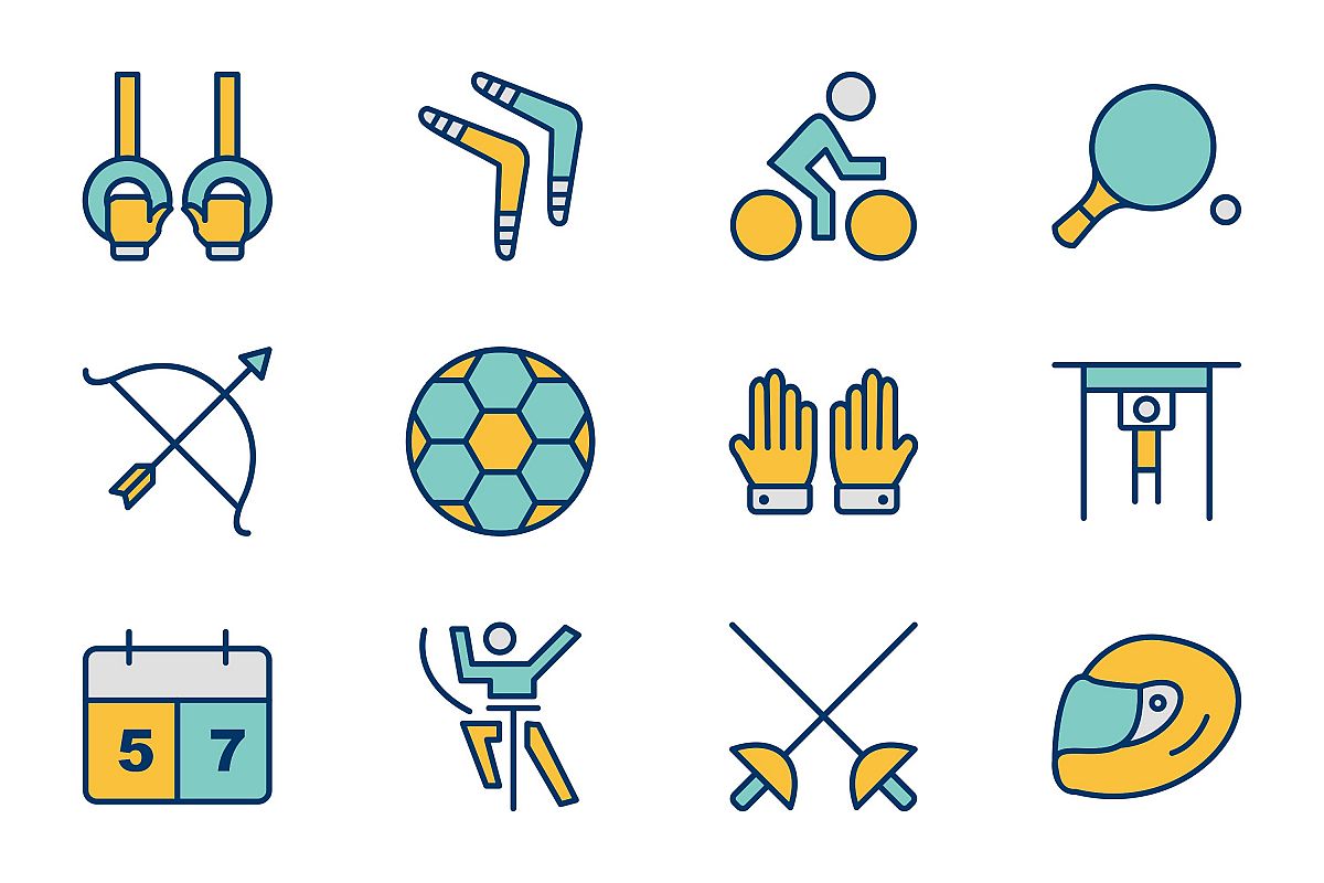 Set Of Sports And Game Icons example image 1