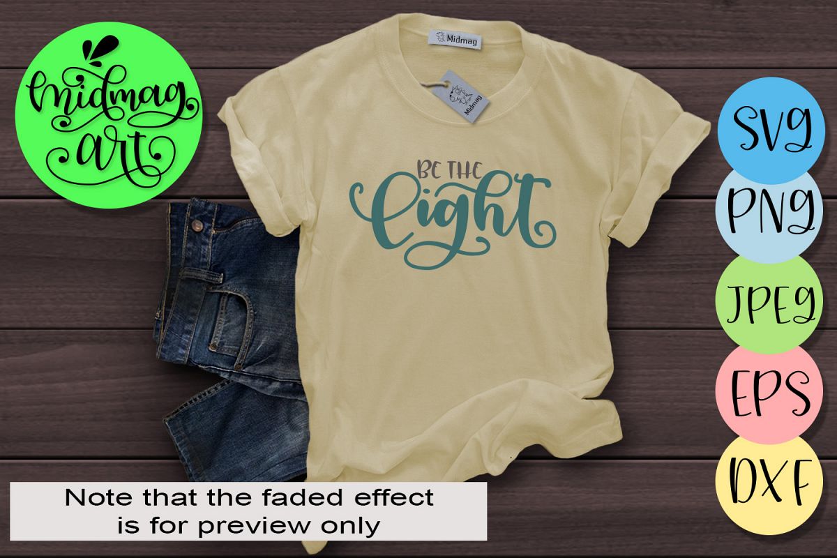 Be the light svg example image 1