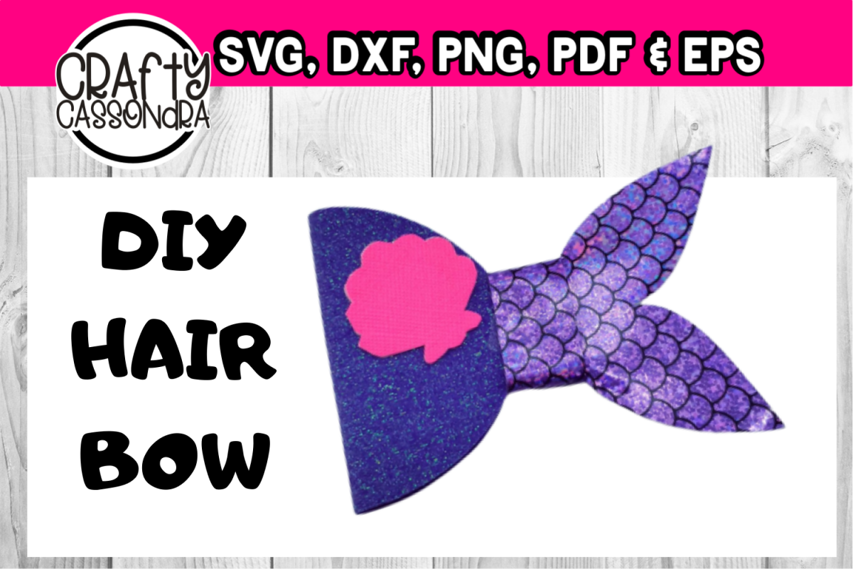 Download hair bow svg - hairbow - Hairbows - bows - Mermaid tail bow