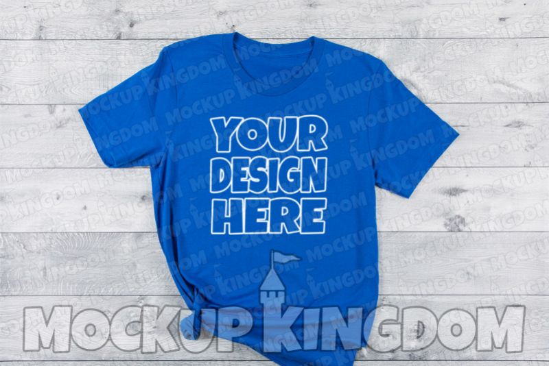 Unisex Crew Neck Shirt Mockup, Bella Canvas Mockup example image 1