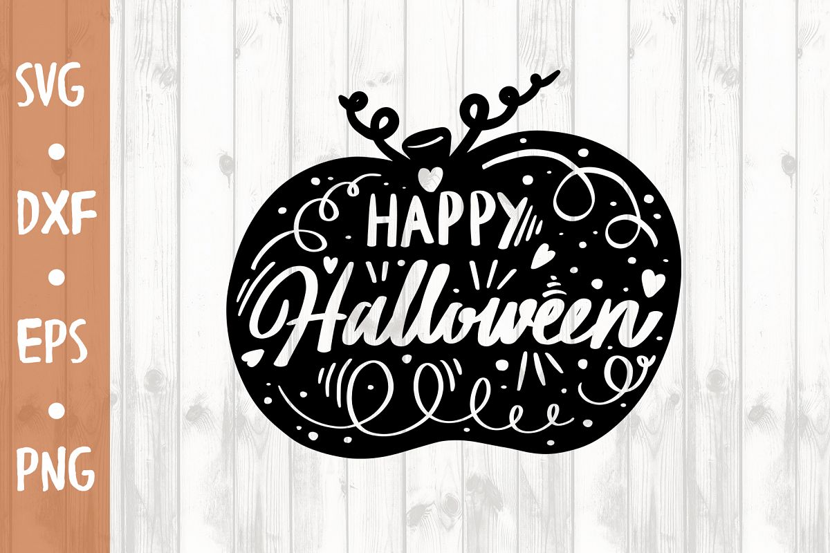Happy halloween SVG CUT FILE example image 1