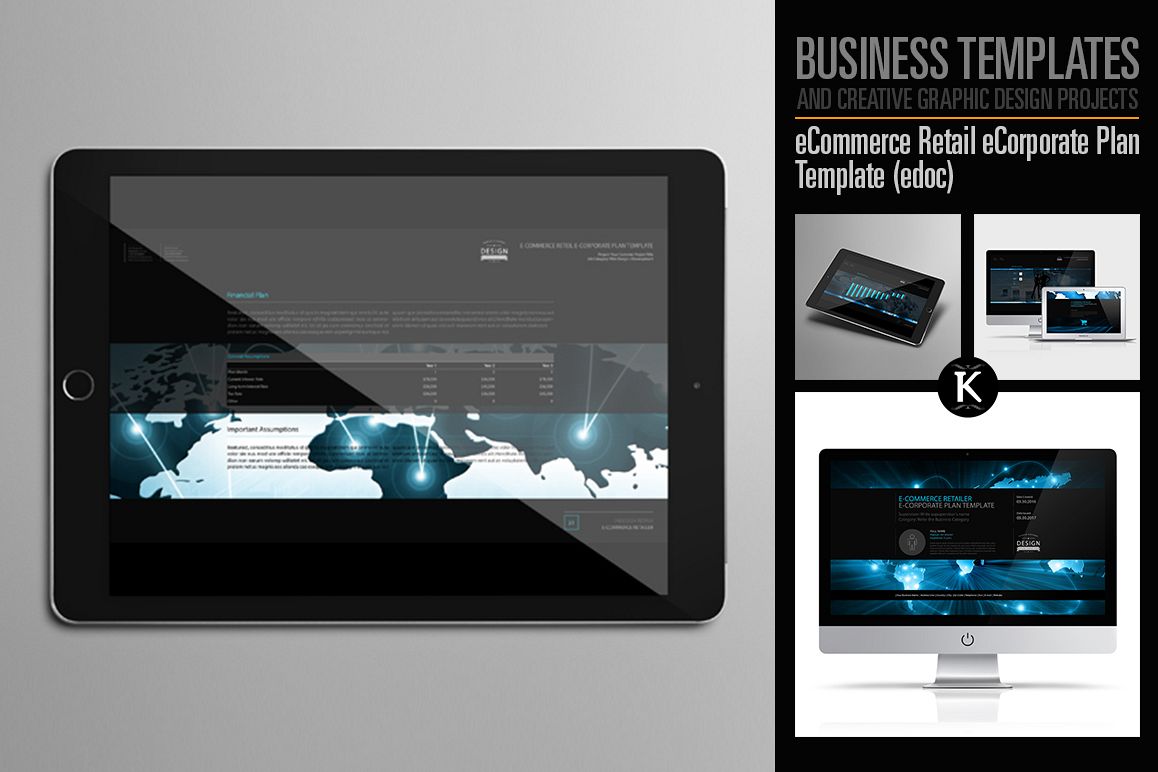 eCommerce Retail eCorporate Plan Template (edoc) example image 1