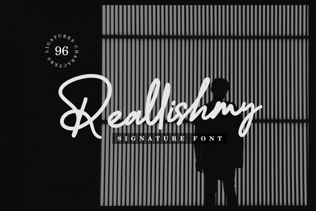 Reallishmy // Signature Font example image 1