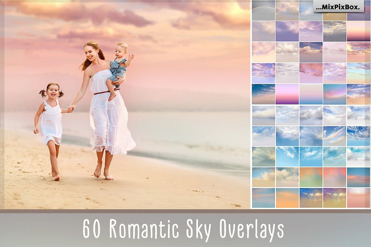 60 Romantic Sky Overlays example image 1