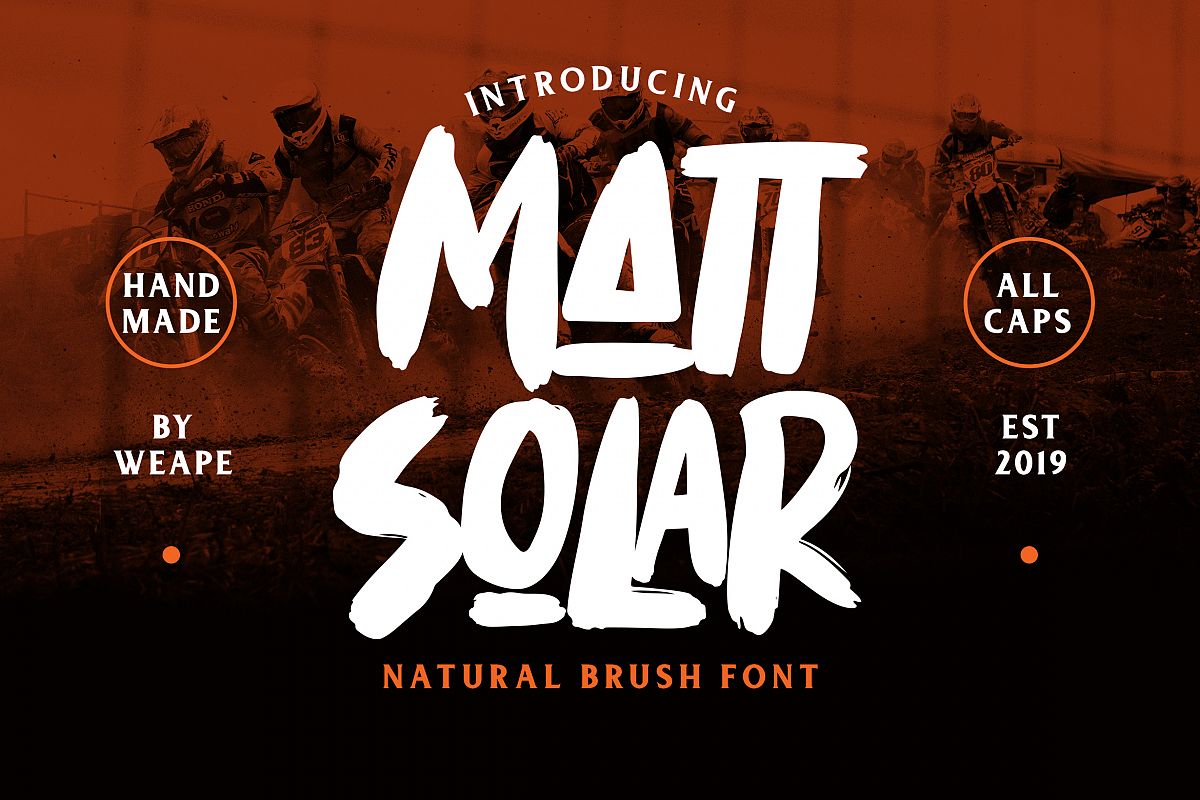 Mattsolar - Brush Font example image 1