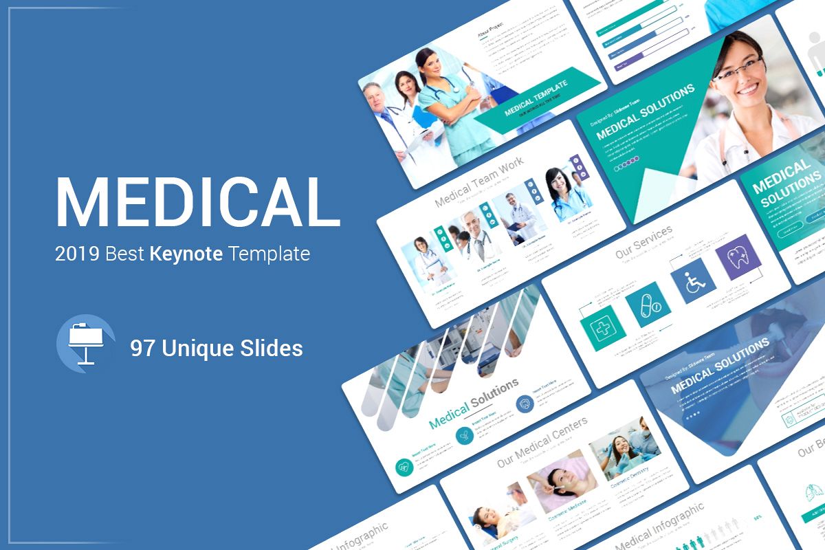 Medical Keynote Template Solutions example image 1