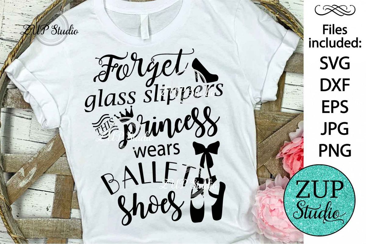 Glass slippers cutting files svg 38 example image 1