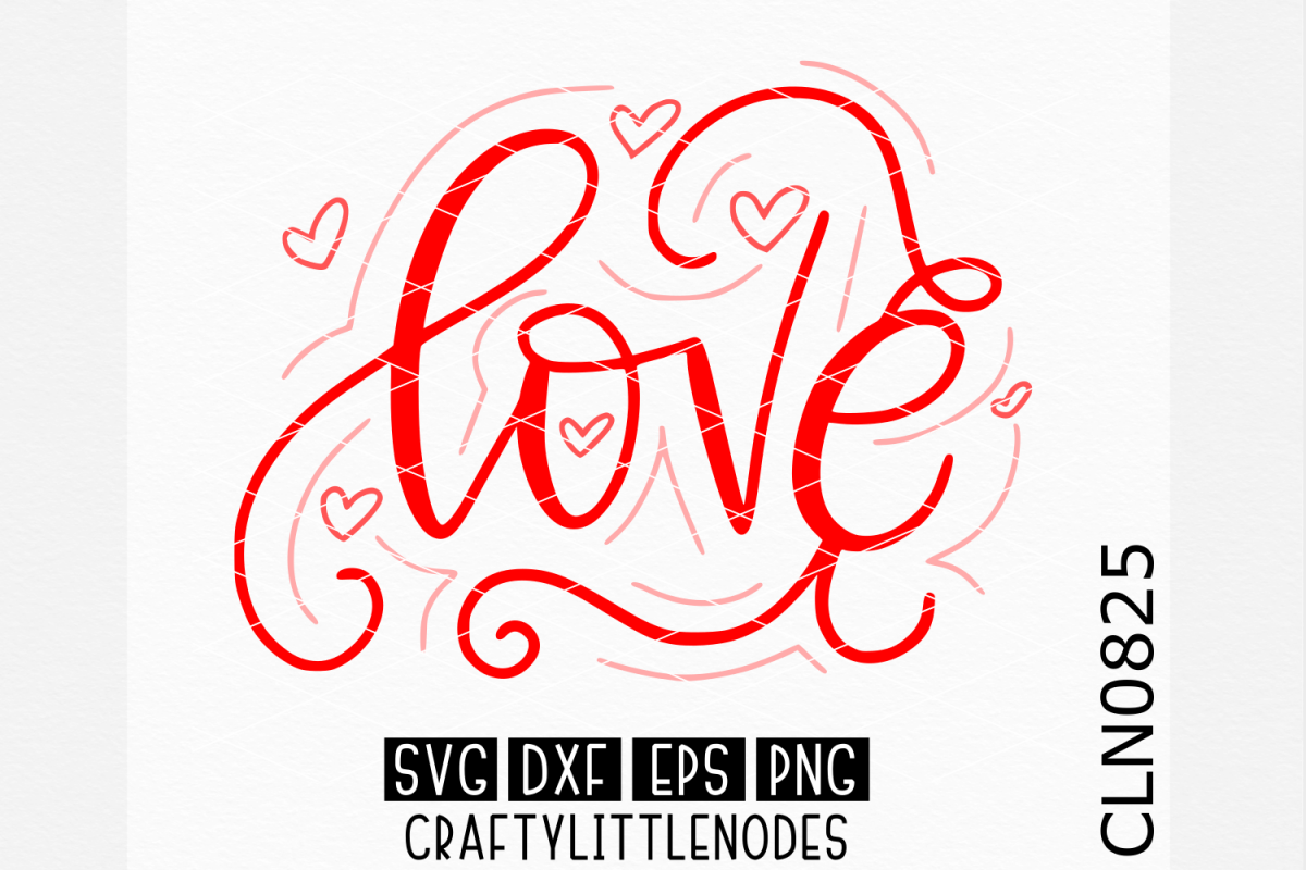 Hand Lettered- Love example image 1
