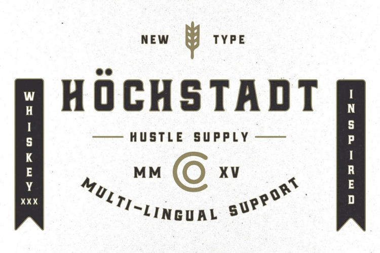 Höchstadt Font example image 1