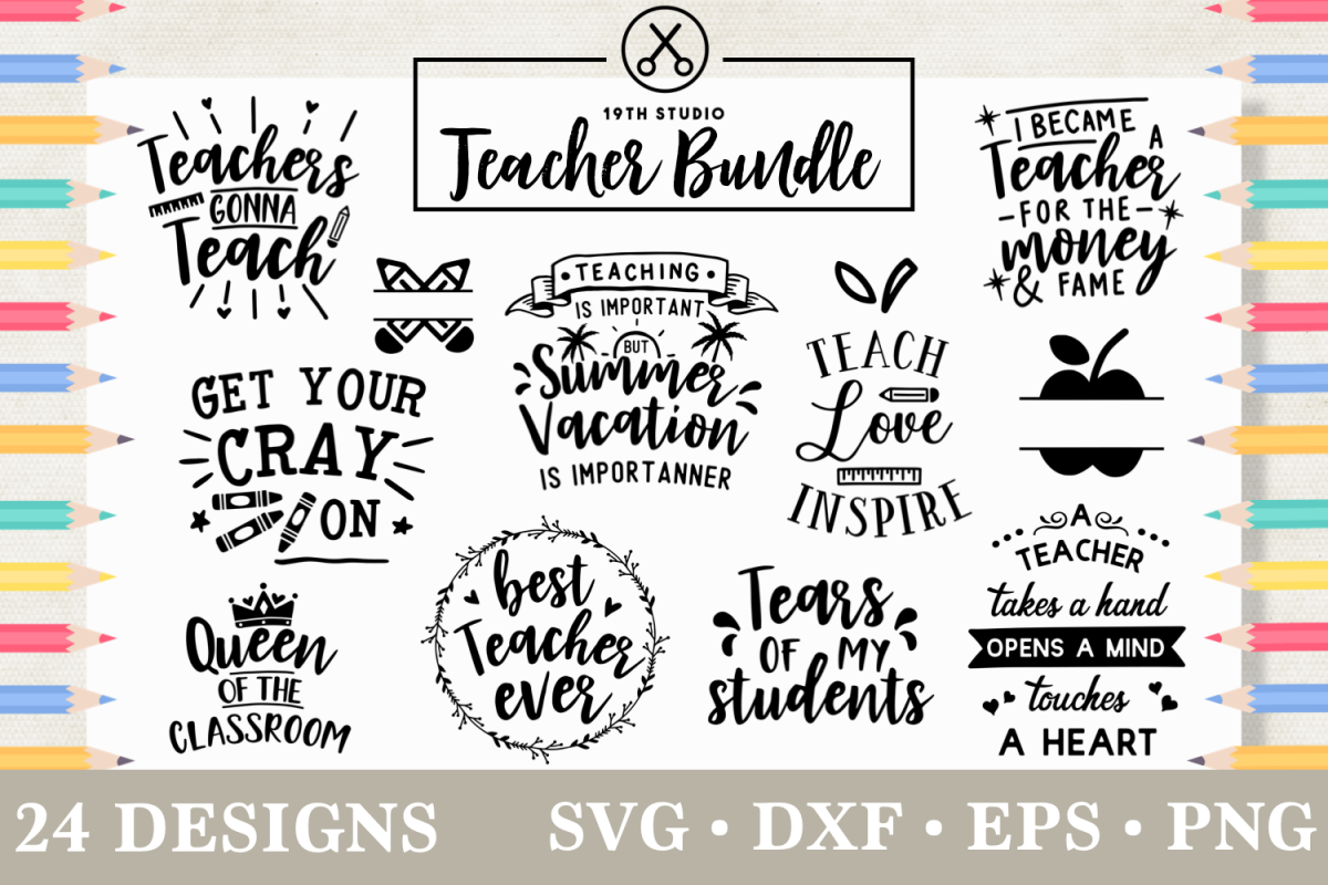 Teacher SVG Bundle - MB5 example image 1