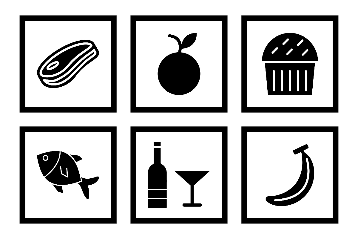 Set Of Food Icons example image 1