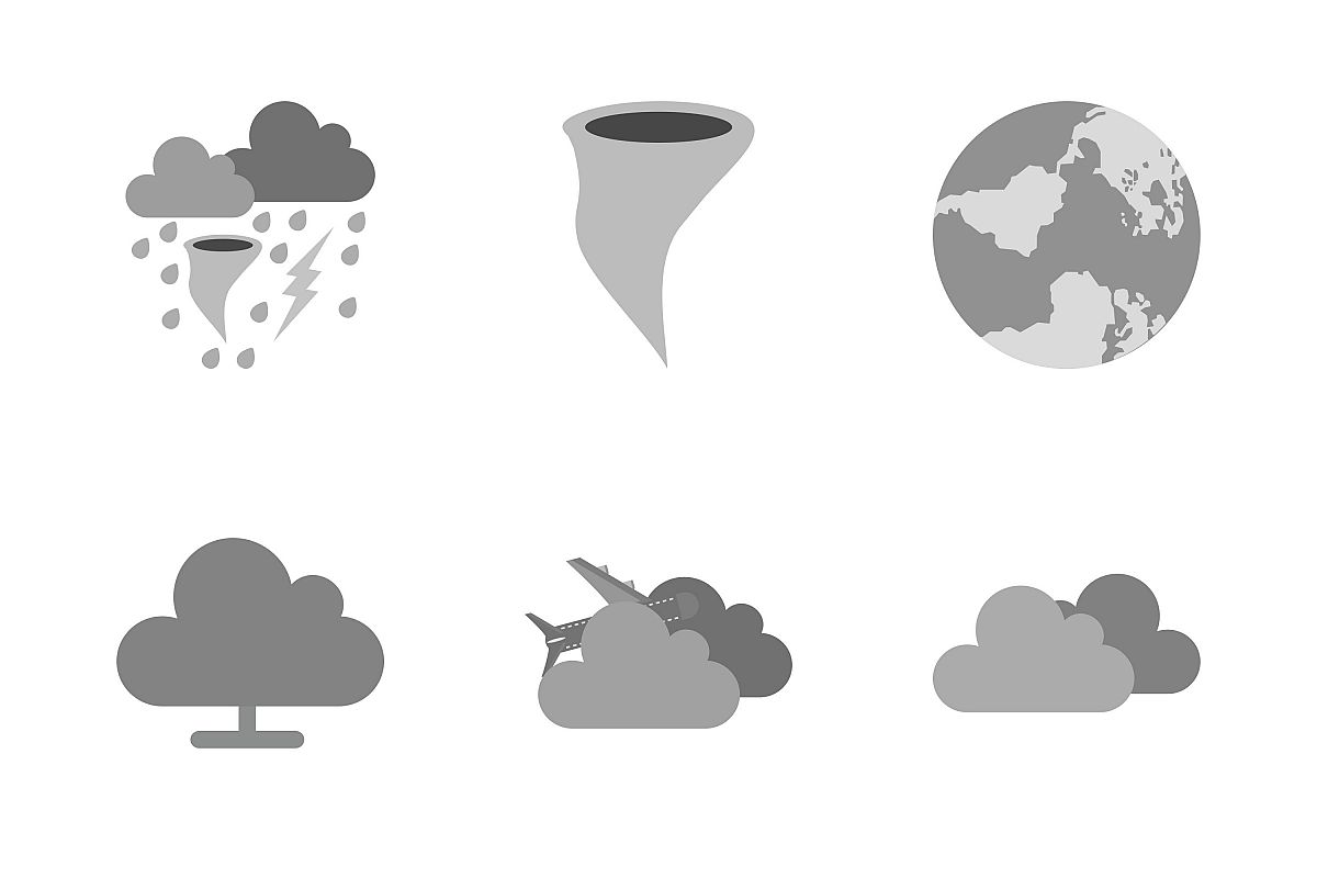 Set Of Weather And Season Icons example image 1