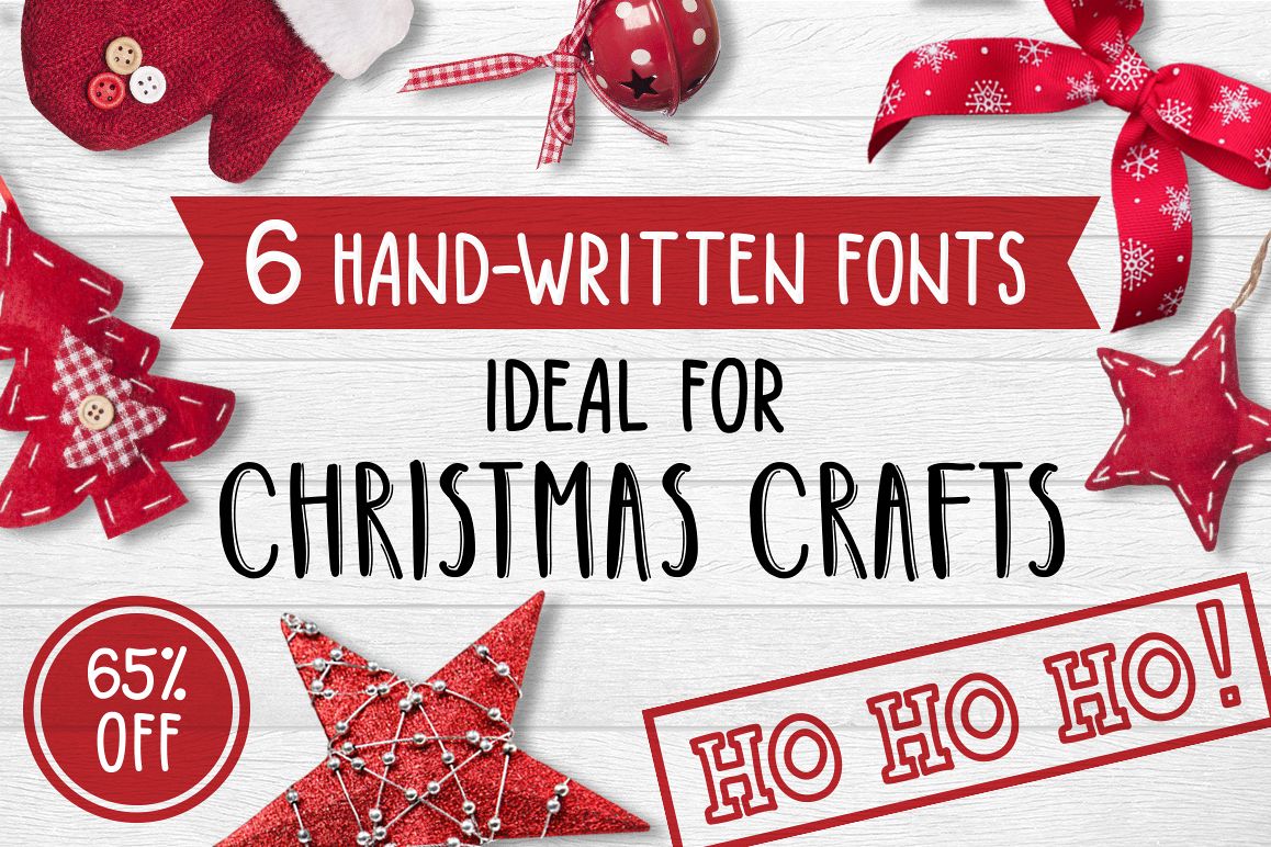 6 Fonts Christmas Collection example image 1