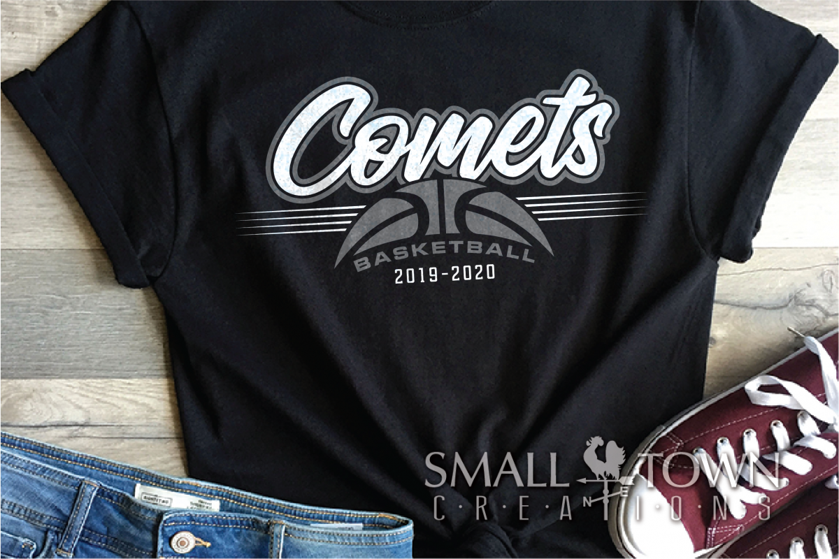 Comet, Comet Basketball, Sport, Design, PRINT, CUT, DESIGN example image 1
