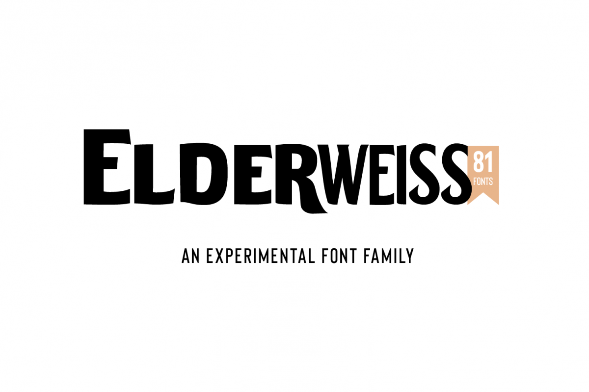 Elderweiss - An Experimental Sans Serif example image 1