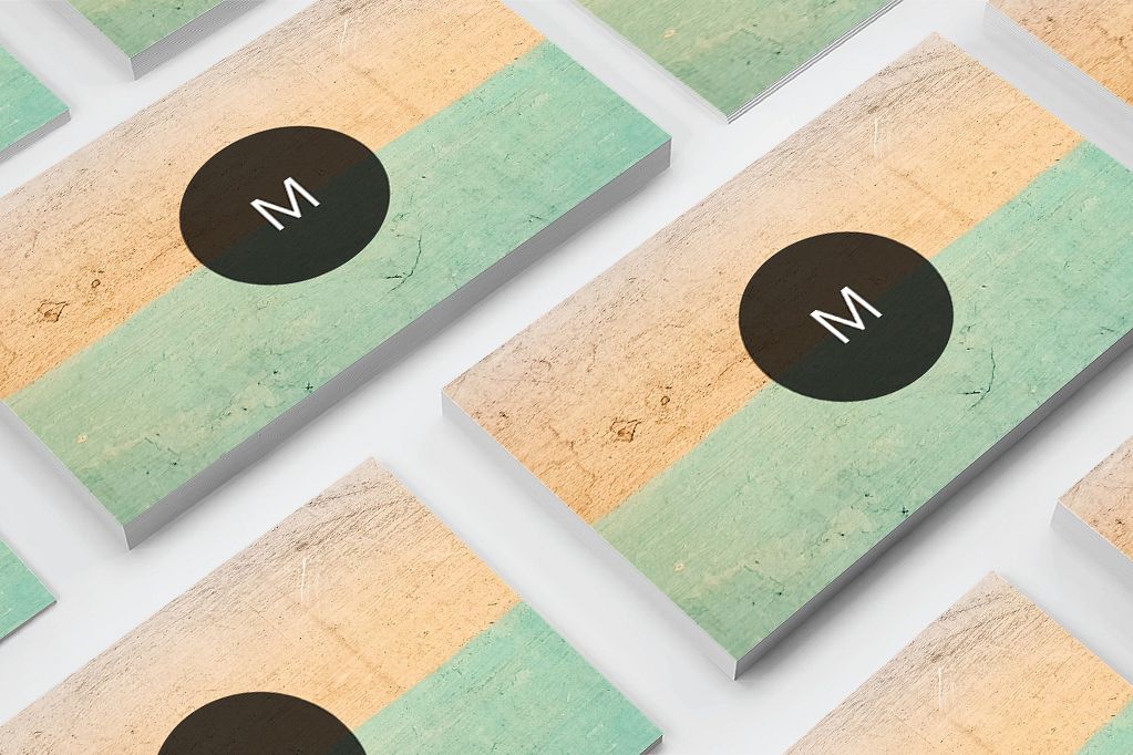Modern Pattern Texture Beautiful Professional Art Business Card example image 1