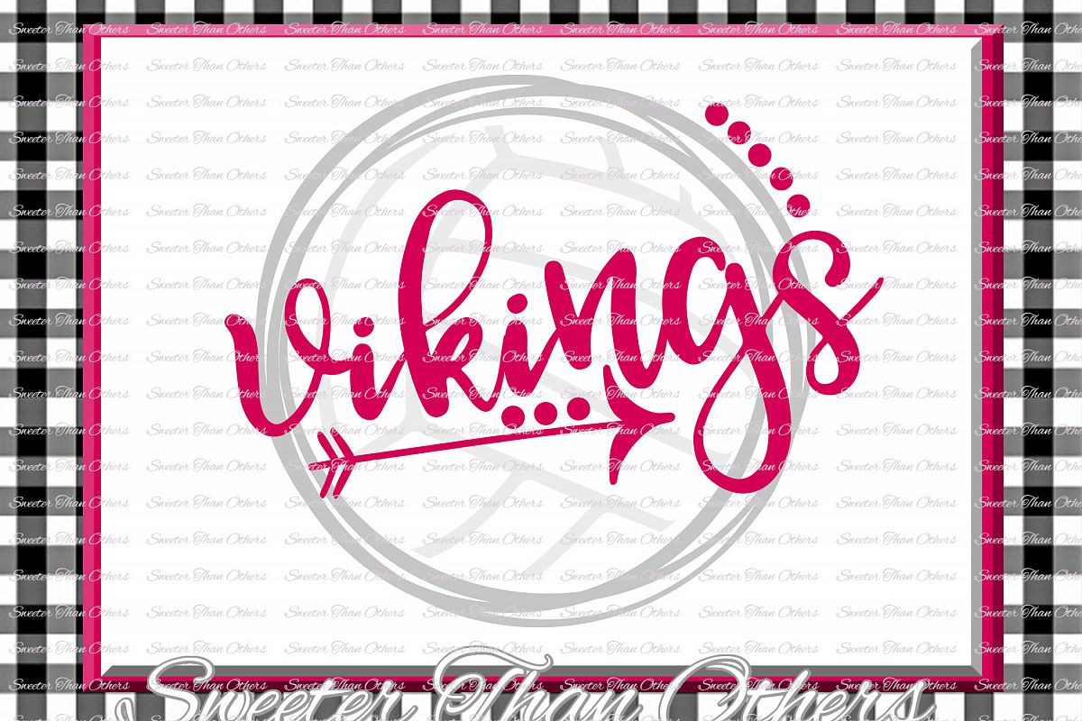 Volleyball svg, Vikings svg, Vikings Volleyball svg example image 1