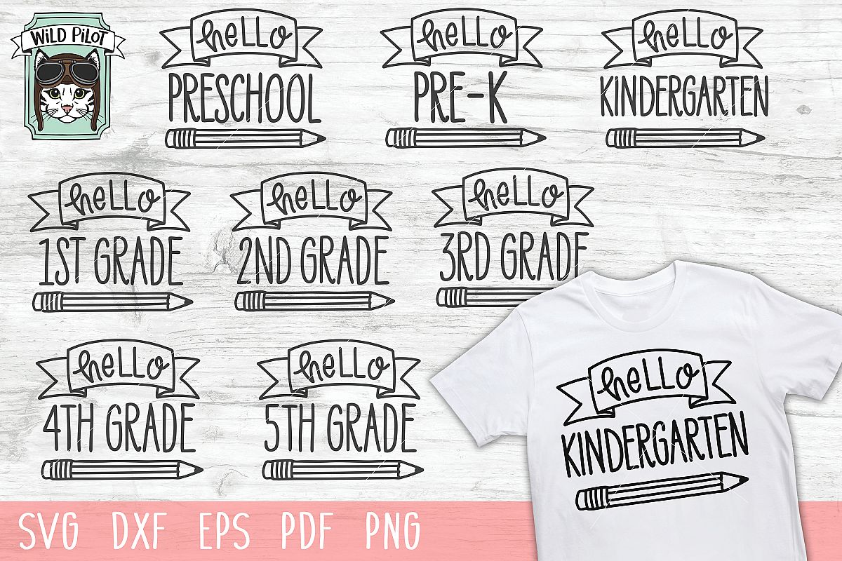 School Bundle, Hello School, Preschool to 5th grade example image 1
