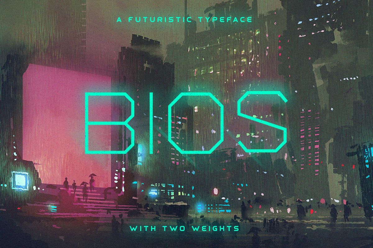 Bios Typeface example image 1