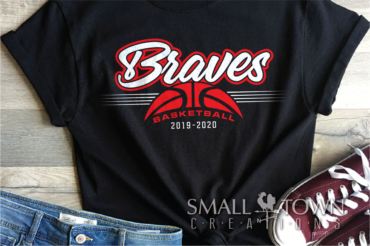 Brave, Brave Basketball, Sport, Design, PRINT, CUT, DESIGN example image 1