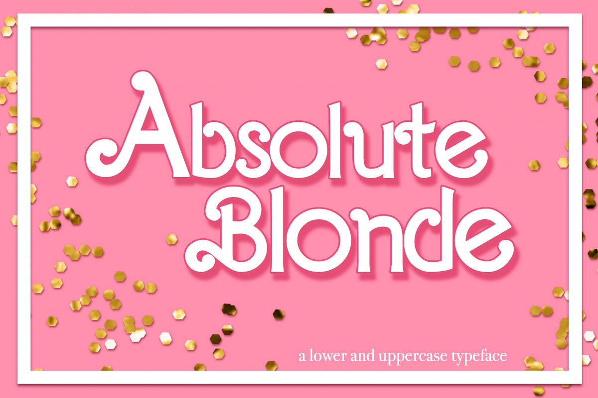 Absolute Blonde Typeface example image 1