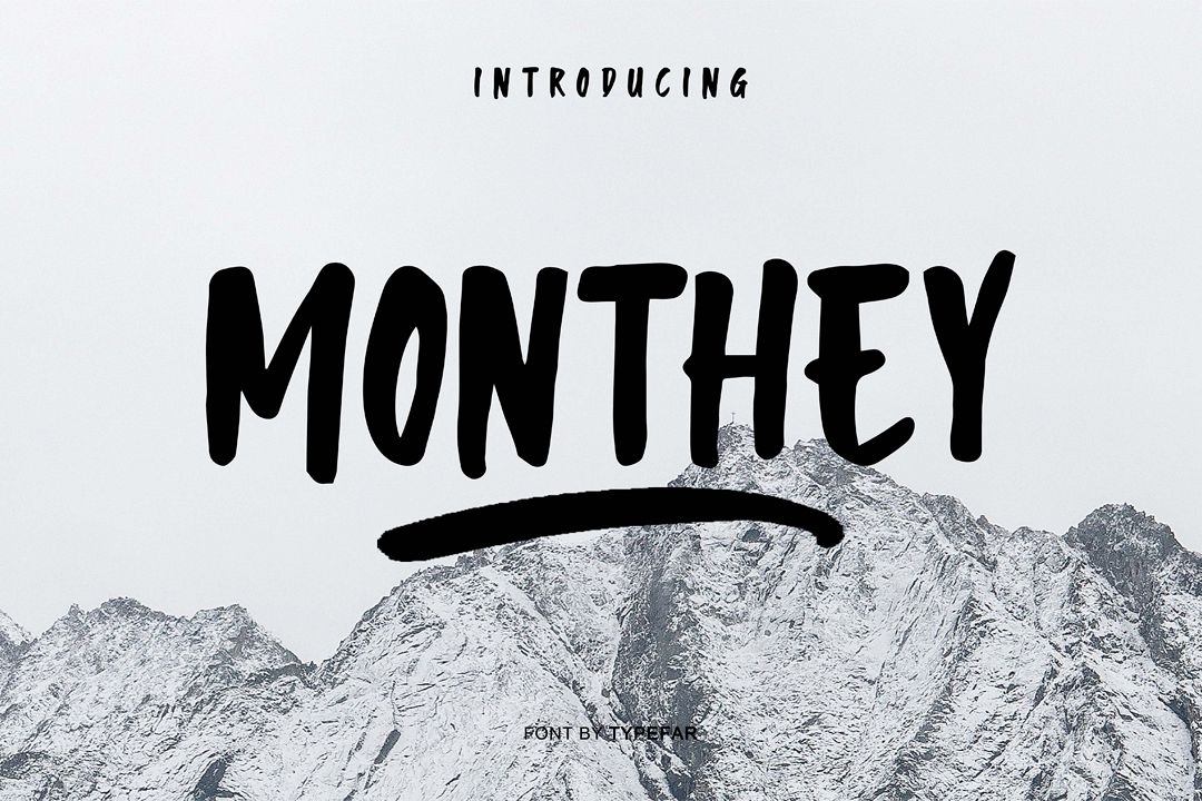 Monthey Font example image 1
