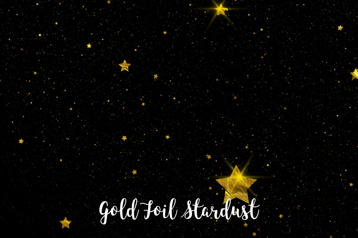 Gold Foil Stardust, Transparent PNG example image 1