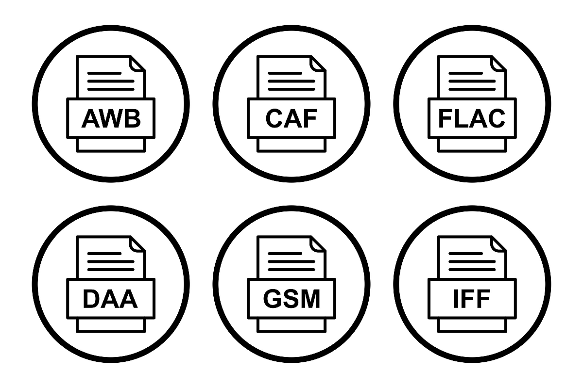 Set Of File Formats Icons example image 1