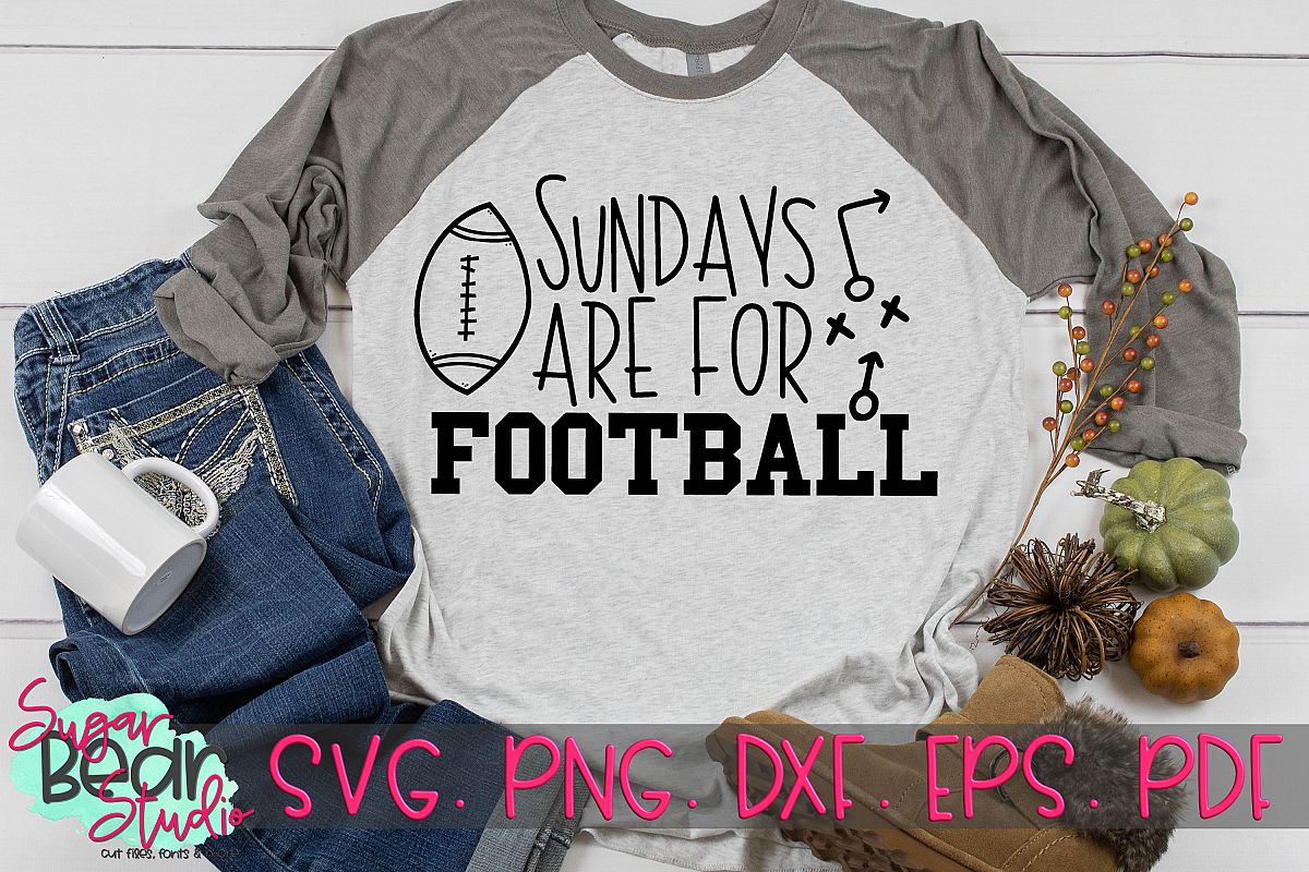 Sundays Are For Football - A Football SVG example image 1
