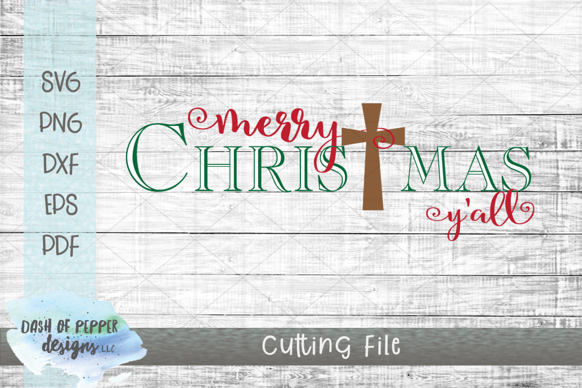 Merry Christmas Y'all SVG - A Christmas SVG example image 1