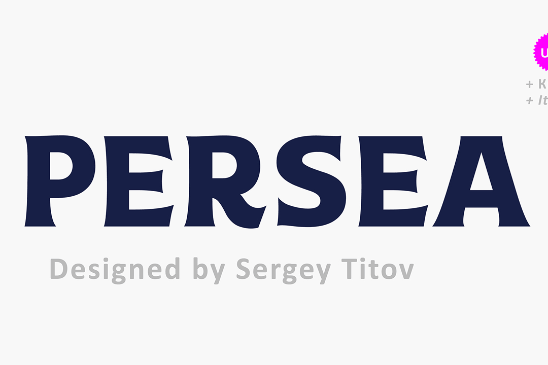 PERSEA Typeface example image 1