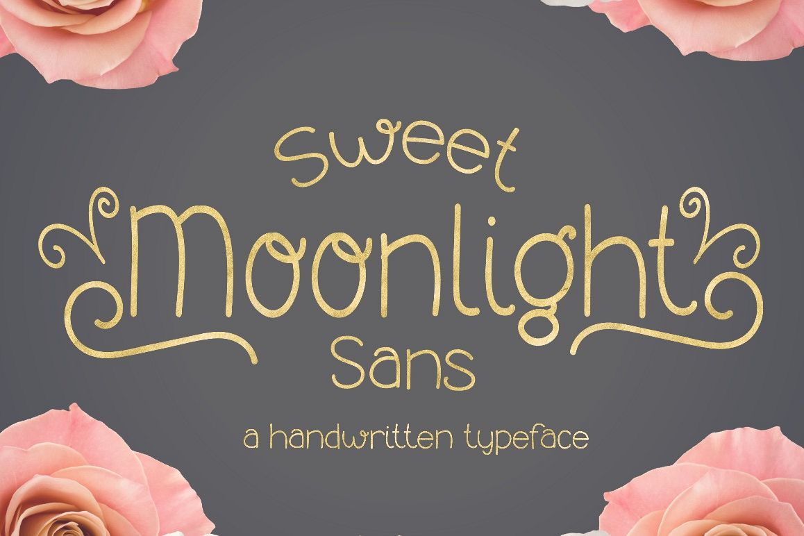 Free Sweet Moonlight Sans Script Fonts