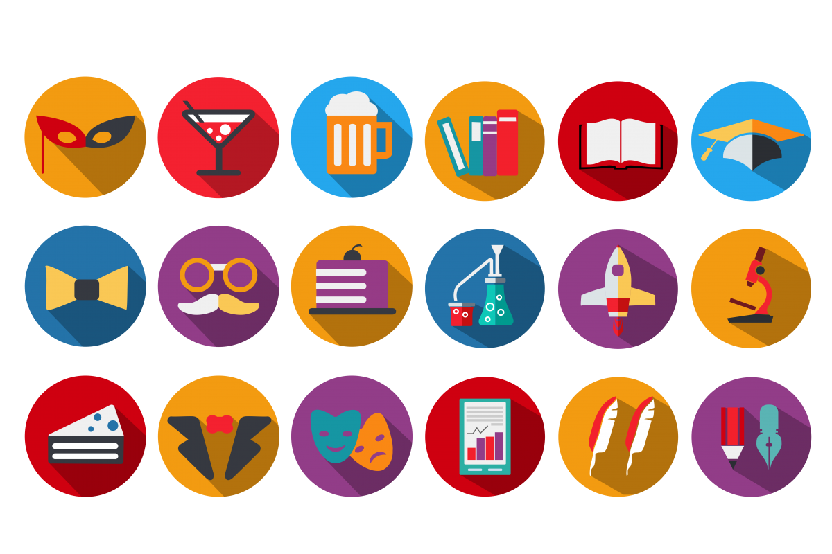 Icons style flat example image 1