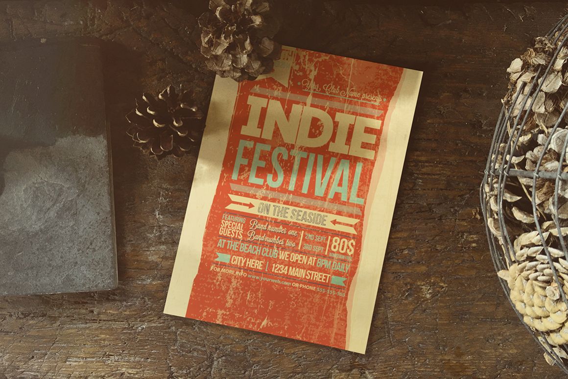 The Pinecones Poster Mockup example image 1