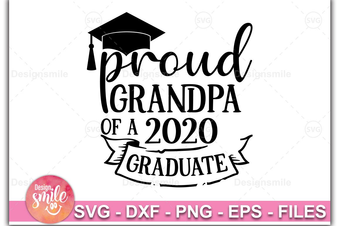 Proud Grandpa Of A 2020 Graduate SVG |Graduation Svg example image 1