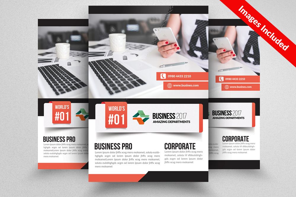 Computer Repair / Data Entry Flyer Templates example image 1