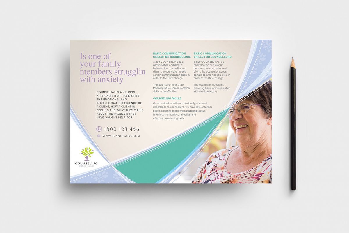 Counselling Service Flyer Template example image 1