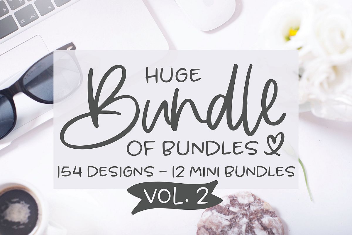 Huge Bundle Of Bundles VOL. 2 - 154 Designs example image 1
