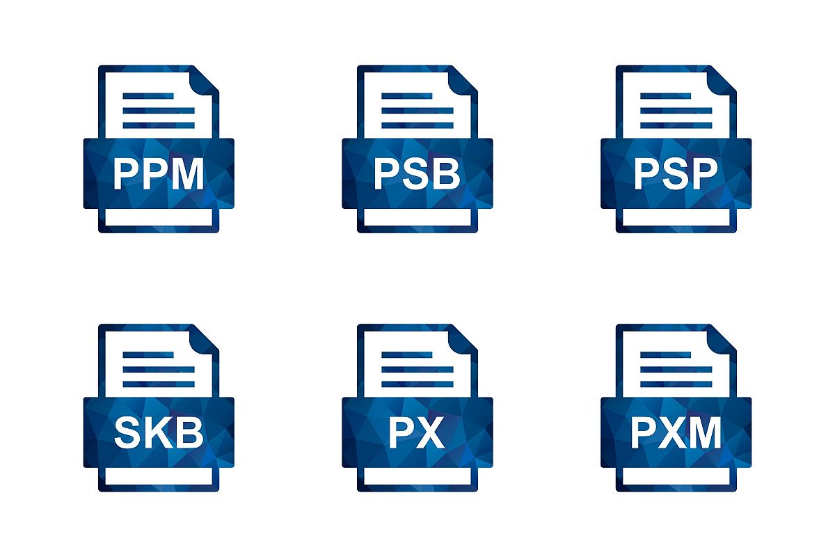 Set Of File Formats Icons example image 1
